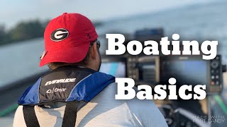 Boating for Beginners  Boating Basics  How to Drive a Boat [upl. by Scriven394]