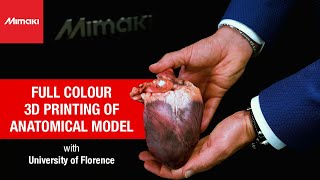 Full Color 3D Printing of an Anatomical Model  Case Study  University of Florence [upl. by Winser]