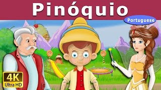 Pinóquio  Pinocchio in Portuguese  Portuguese Fairy Tales [upl. by Cilka]