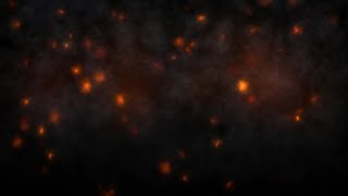 Relaxing Burning Fire Particles With Smoke Effect 4K Background Video [upl. by Bastien]