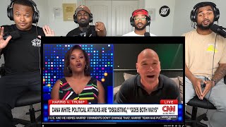 Dana White goes SCORCHED EARTH on CNN Anchor REFUSES To Condemn Kamala Attacks 🔥 [upl. by Alvar]