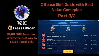 Infinity Kingdom IB Guide Whats the best way to Utilize Offense Skill [upl. by Esiocnarf]