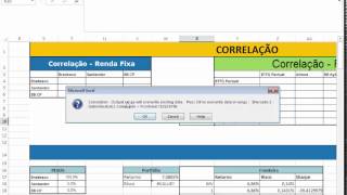 Matriz de Correlação no Excel [upl. by Feinleib]