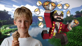 LAVA GRIEFING A SQUEAKERS WORLD minecraft trolling [upl. by Newberry]