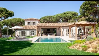 Villa Agape Exclusive Villa For Rent in Les Parcs de St Tropez with St Tropez House propertyvideo [upl. by Rratsal919]