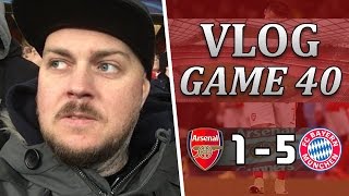 Arsenal 1 v 5 Bayern Munich  This Club Is A FING Shambles  Matchday Vlog  Game 40 [upl. by Deana]