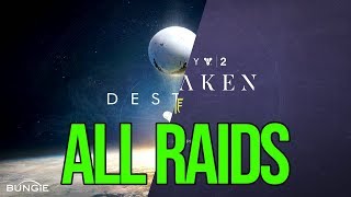 Every Destiny 1 amp Destiny 2 Raid BackToBack In Order Uncut Footage [upl. by Jamin]