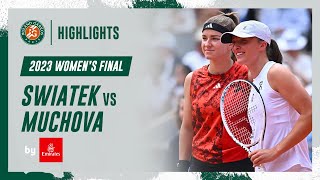 Swiatek vs Muchova Final Highlights  RolandGarros 2023 [upl. by Eelanna471]