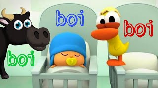 Boi da Cara Preta com Pocoyo Música Infantil Nursery Rhymes amp Kids Song  Canção de Ninar [upl. by Shaina]