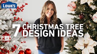 7 Christmas Tree Design Ideas  How to Decorate a Christmas Tree [upl. by Akirdnas]