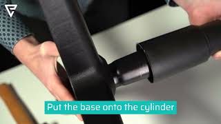 How to remove and replace the gas lift cylinder on a gaming chair [upl. by Yhtimit535]