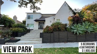 View Park Home For Sale  Near Windsor Hills and Ladera Heights  Los Angeles Home Tour [upl. by Sacttler]