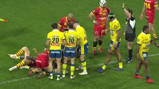 TOP 14  Essai de Cheikh TIBERGHIEN ASM  ASM Clermont  USA Perpignan  J19  Saison 20212022 [upl. by Tryck302]