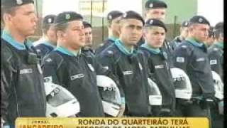 Motopatrulhas reforçam Ronda do Quarteirão [upl. by Yeltihw]