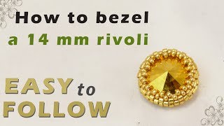 how to bezel a 14 mm rivoli [upl. by Balcer]