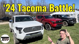 Comparing 2024 Tacoma SR5 Limited TRD Sport TRD OffRoad [upl. by Loeb]