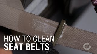 How To Clean Seat Belts  Autoblog Details [upl. by Stoecker]