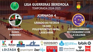 Liga Guerreras Iberdrola 20242025  Jornada 4  Balonmano Zuazo Femenino  MotiveMarketcom Gijón [upl. by Mosa]