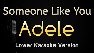 Someone Like You  Adele Karaoke Songs With Lyrics  Lower Key [upl. by Nikolaus]