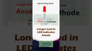 LED Symbol and How to Identify Anode and Cathode  Light Emitting Diode [upl. by Niran]