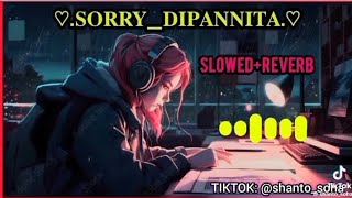 SORRY DIPANNITA SONG  LOFI  REVERB SONG 🫰❤️💖💞💝🥰 [upl. by Anwahsat]