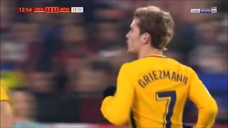 Antoine Griezmann amazing goal vs Sevilla away2412018  Copa del Rey [upl. by Iona]