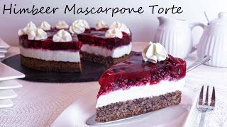 wer Himbeeren mag wird diese Torte lieben  Himbeer Mascarpone Torte  schmeckt einfach himmlisch [upl. by Gazzo]