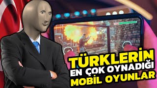 Türklerin En Çok Oynadığı 35 Mobil Oyun Türkiyenin En Popüler Mobil Oyunları [upl. by Zanahs]