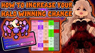 How To Increase Your Halo Winning Chance For The New Dream Dust Eveningfall Halo Royale High [upl. by Blake]