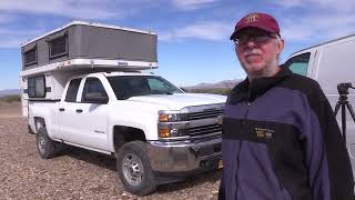 Truck Tour Nomad Living in a Pop Top Truck Camper [upl. by Loseff]