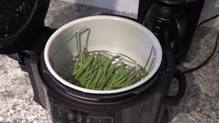 NINJA FOODi steaming GREEN BEANS [upl. by Eelnayr]