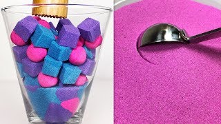 Very Satisfying and Relaxing Compilation 148 Kinetic Sand ASMR [upl. by Atileda614]