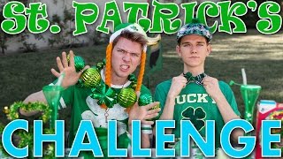 The St Patricks Day CHALLENGE FAIL Sibling Tag 2016  Collins Key [upl. by Mert]