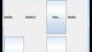 Grid Layout in Java Swing Arranging objects in a panelframe [upl. by Repsac927]