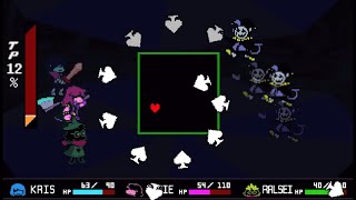 Deltarune  Jevil Boss Fight Pacifist Secret Boss [upl. by Nestor25]