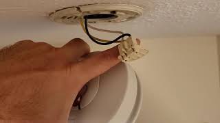 How to disconnect a wired FIREX Smoke Alarm  Fire Detector [upl. by Lyons]