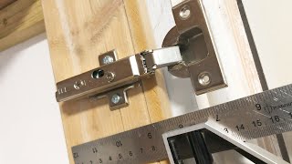 How to install and measure for Grass Tiomos soft close cabinet hinges DIY [upl. by Itsyrk163]