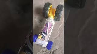 DC motor car scienceprojectwork experiment [upl. by Ahseia]