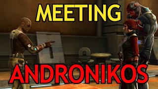 SWTOR  First Time Meeting Andronikos Revel [upl. by Liag]