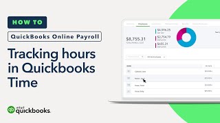 How to track hours w QuickBooks Time in QuickBooks Online Payroll [upl. by Nisa185]