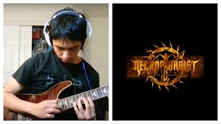 Necrophagist  Fermented Offal Discharge Guitar Solo Cover [upl. by Cordelie]