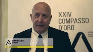 XXIV Compasso dOro ADI Roberto Pezzetta Compasso dOro alla carriera 2016 [upl. by Mathia]