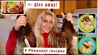 Pheasant 2 Hungarian recipes giveaway closed [upl. by Masao]