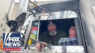 Canadian trucker slams Trudeau Hes calling us terrorists [upl. by Elleved]