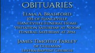 Todays Obituaries  December 26 2014 [upl. by Brenden888]