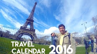 Life Is Travel  Calendar 2016  180 Days [upl. by Clio]