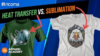 HEAT TRANSFER Vs SUBLIMATION  TShirt Printing amp More  Apparel Academy Ep56 [upl. by Harland]