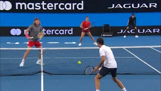 Team Greece v Team Switzerland highlights RR  Mastercard Hopman Cup 2019 [upl. by Odnumyer]