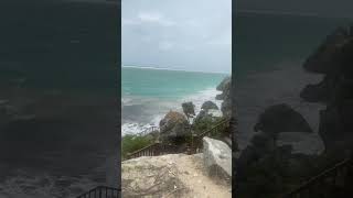 Tulum beach close to the Tulum ruins Playa de Tulum alado d las ruinas d Tulum [upl. by Ohara]