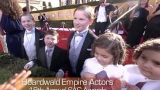 Kids of Boardwalk Empire at the 18th Annual SAG Awards [upl. by Alhan213]